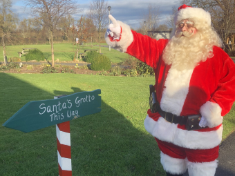 Santa’s Grotto at Ludlow Farmshop